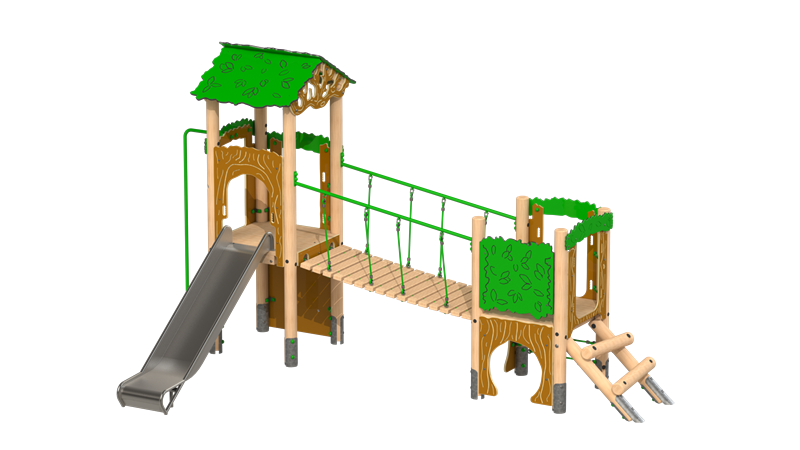 Technical render of a Falcon Play Tower